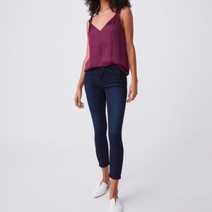 Paige Verdugo Crop Dark Denim Jeans - Size 30